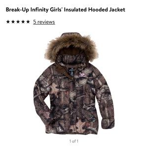 COPY - Mossy Oak Infinity girls’ insulated hooded…